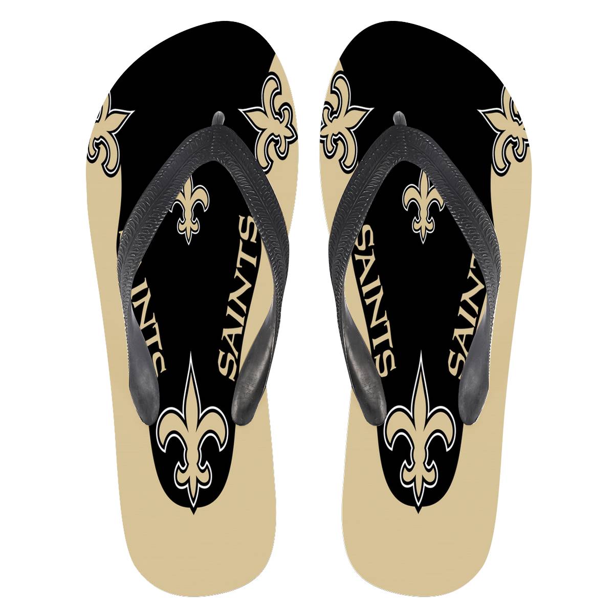All Sizes New Orleans Saints Flip Flops 001 All Sizes New Orleans Saints Flip Flops 001